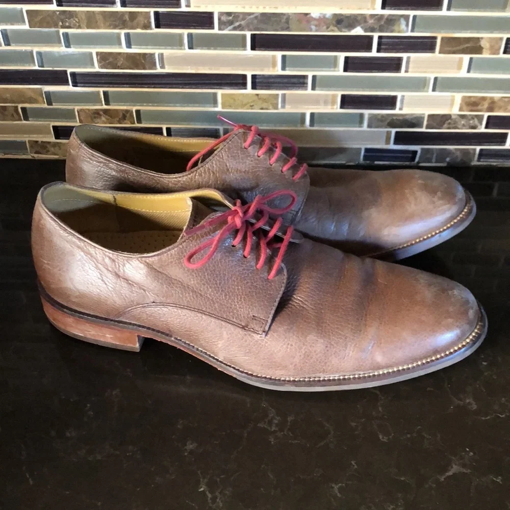Cole Haan mens lace up loafers leather casual‎ dress shoes